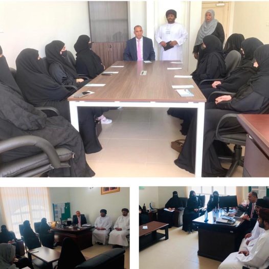 A field visit from the Department of Family Social Development in Dhofar Governorate to the Student Counseling Center at the university