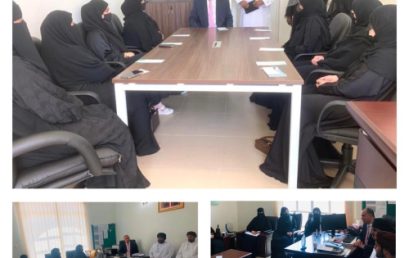 A field visit from the Department of Family Social Development in Dhofar Governorate to the Student Counseling Center at the university