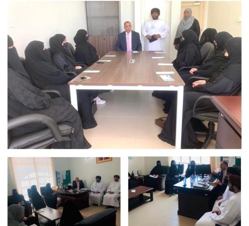 A field visit from the Department of Family Social Development in Dhofar Governorate to the Student Counseling Center at the university