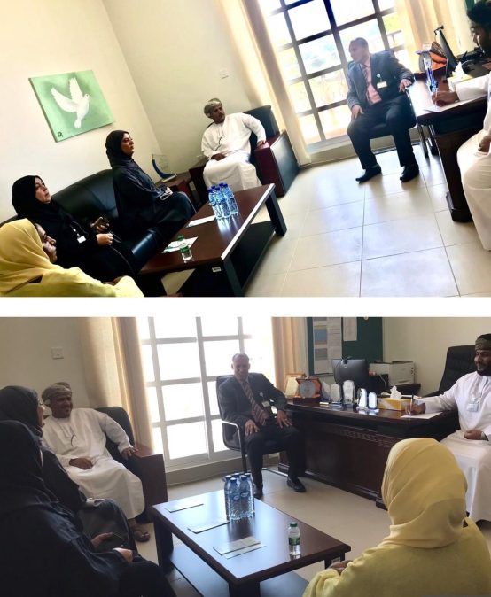 A field visit from the Ministry of Health to the Student Counseling Center at Dhofar University