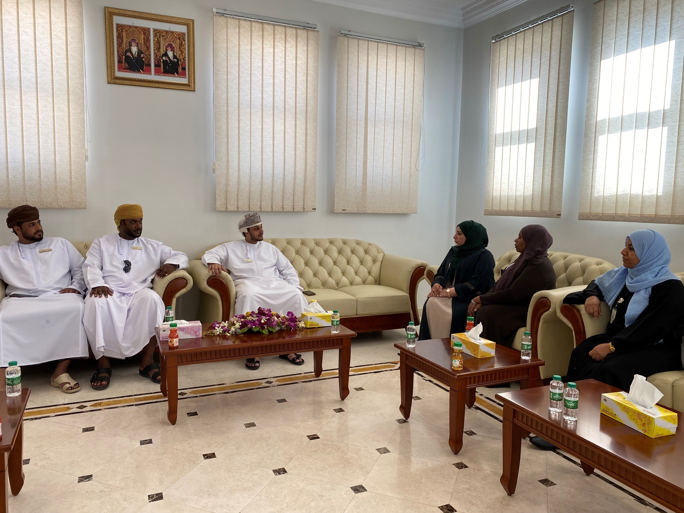 Scholarships Department at  (MOHERI)  visits Dhofar University