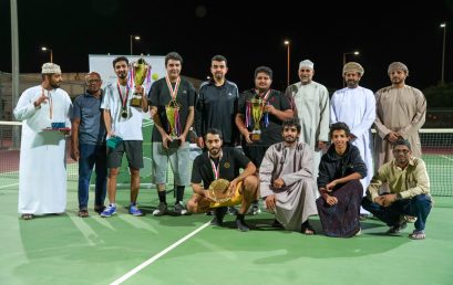 Report of Tennis Competition at Sultan Qaboos Youth Complex for Culture & Entertainment