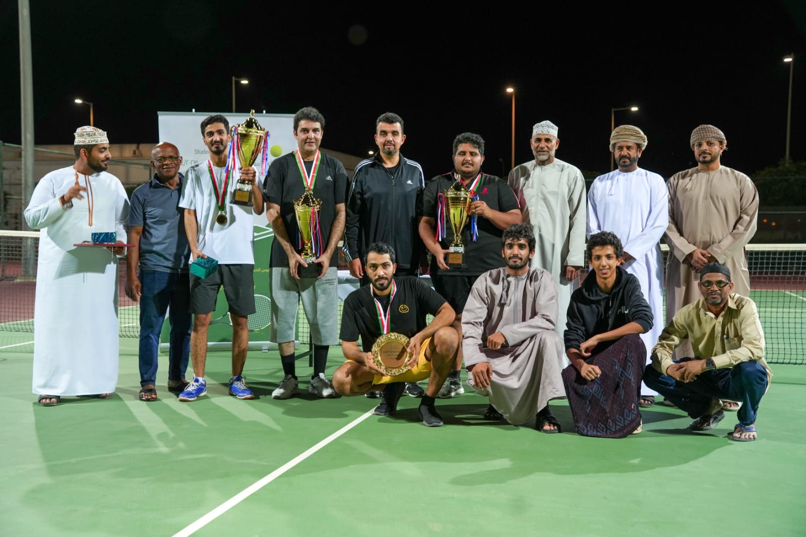 Report of Tennis Competition at Sultan Qaboos Youth Complex for Culture & Entertainment
